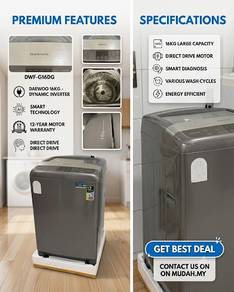 Daewoo 16kg Washing Machine