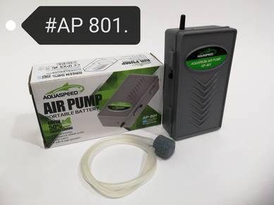 AP-801 AquaSpeed Battery Air Pump Pam Udara Fish