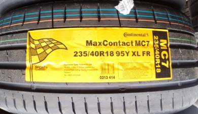 235 40 18 CONTINENTAL MC7 Tayar Tyre New 2026