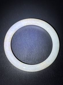 Certified Natural Type A Burmese Jadeite Bangle