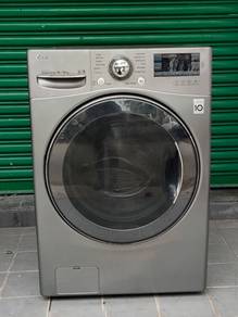 LG 2in1 front load hot washer with dryer 14/8.k
