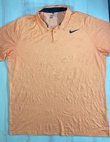 Nike Golf Orange Collar Tee #CW Used