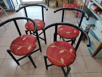 iron chair top quality kerusi display cushion 