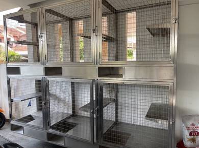 STAINLEES STEEL CAT CAGE (Sangkar Kucing Custom)
