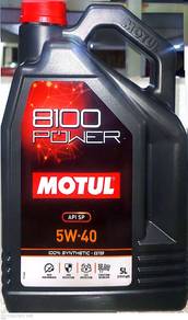 Motul 8100 power 5W-40 5 litre 