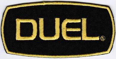 Duel Fishing Badge Iron On Embroidered Patch