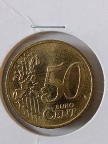 2002 euro Germany 50 cent  coin