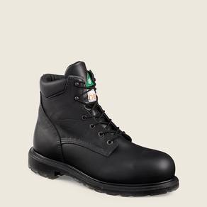 Safety Shoe Red Wing Mid 6Inch Black EH ST PR 3507