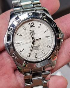 TAG Heuer Aquaracer 300M WAF2111 White Waffle