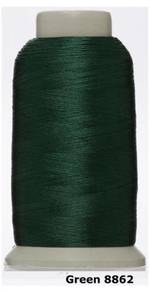 Green 8862 Embroidery Machine Thread Benang Sulam