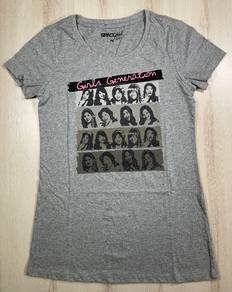 Girls’ Generation Ladies’s Grey Tee #BL1 Used