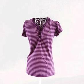 Lacoste Striped Pupple Top