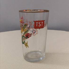 TST Registered brandy dragon glass cup