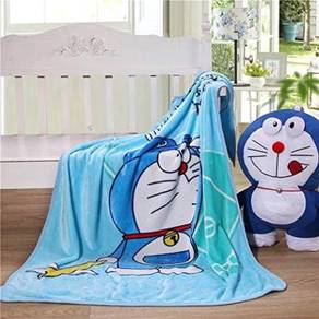 Doraemon Selimut Gebu Fleece Blanket [1X1.4M]