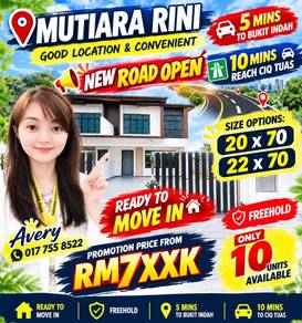 2-storey Terraced House in Skudai,JHR