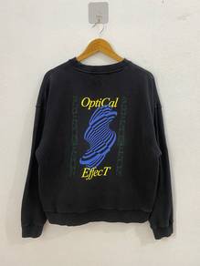 8 Seconds Optical Effect Cropped Sweatshirt