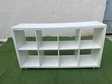 YE68B Rak Buku 2x4 IKEA KALLAX Shelving Unit Rack