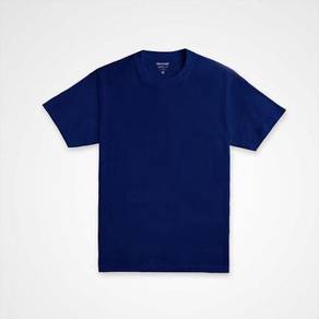 T-shirt microfibre short sleeve navy blue