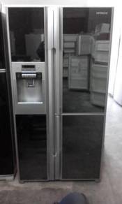 Hitachi Side by side Freezer Ice Peti Refrigerator
