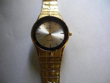 Gemstar Quartz Silver Dial Watch for Lady