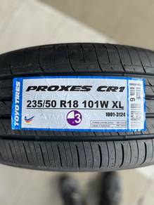 235 50 18 Toyo Proxes CR1 Tayar Baru +free gift