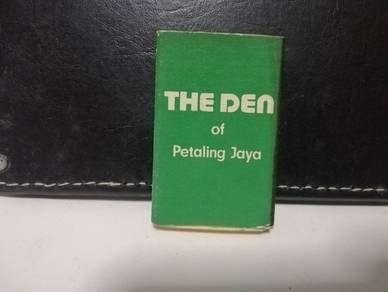 Vintage Match Box The Den P J Art