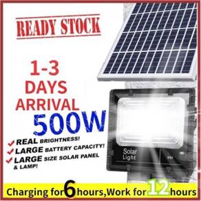 500W LED SOLAR LiGHTS SPOTLIGHT LAMP LAMPU MURAH