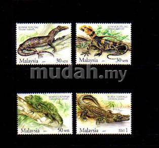 Mint Stamp Rare Reptiles Malaysia 2005