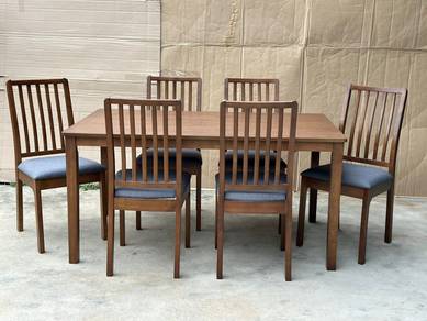 1+6 dining set direct kilang