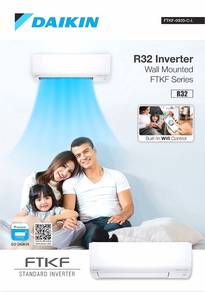 Daikin 1hp Standard Inverter Air Cond +install