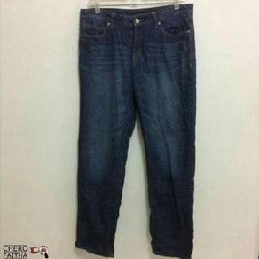 No.brand lady's winter denim jeans seluar