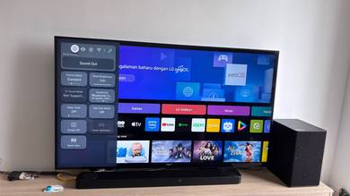 LG QNED TV 65’ with soundbar