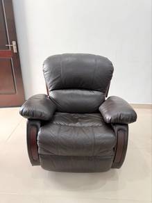 Leather chair for sale ( 3 + 2 + 1 rocking chair)