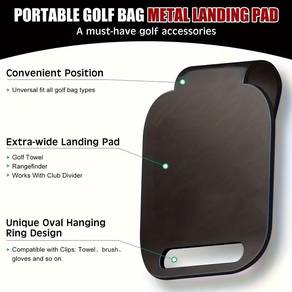 Metal Golf Bag Landing Pad (9*8cm) Magnet