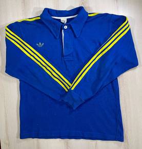 Adidas Ventex Vintage Blue Rugby Jersey #CJ Used
