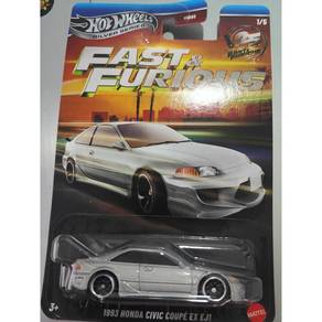 HW Silver Series 1993 Honda Civic EJ1 Silver