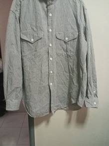 beams hickory jeans shirt