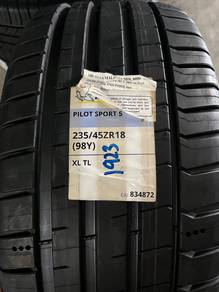 235 45 18 Michelin Pilot Sport PS5 Tayar Baru THAI