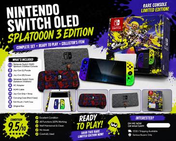 Nintendo Switch OLED Splatoon 3 Console Edition 