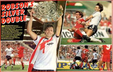 Jersey Manchester United FA Charity S.Wembley 1983
