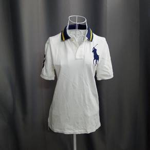 Polo Ralph Lauren 3 tone collar White Tee