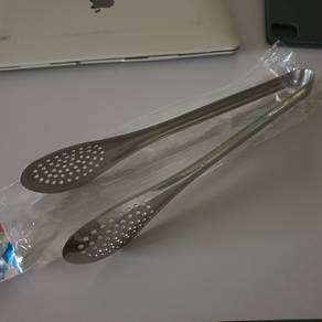 Stainless Steel BBQ Food Tong, Kitchen Food Holder