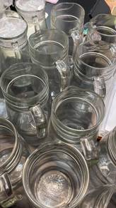 Transparent Drinking Glass Serving Jug without Lid