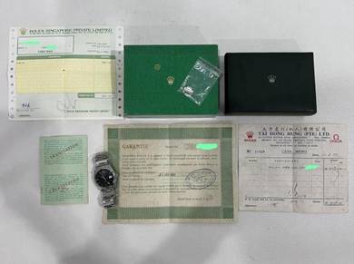 Rolex Oysterdate Precision Ref 6694 Fullset Black