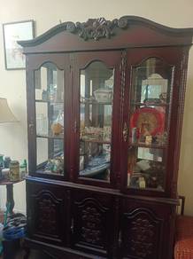 1960s cherywood cabinet 3 layer