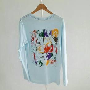 Evisu Colourfull Lion Printed Long Sleeve Tee