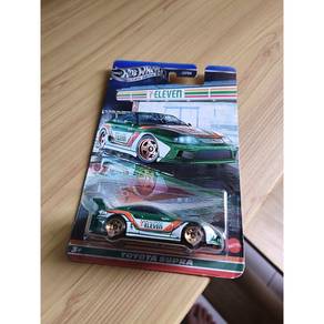 HW Silver Series Toyota Supra Green 7-Eleven