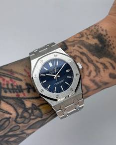 Custom Seiko Mod 39mm Blue Datejust AP