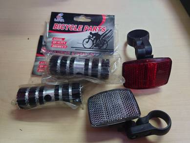 Basikal reflector & Foot rest pemijak