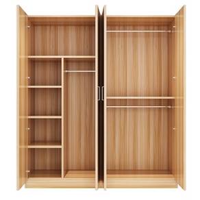 4Door Wardrobe Almari Baju Cabinet Storage Closet